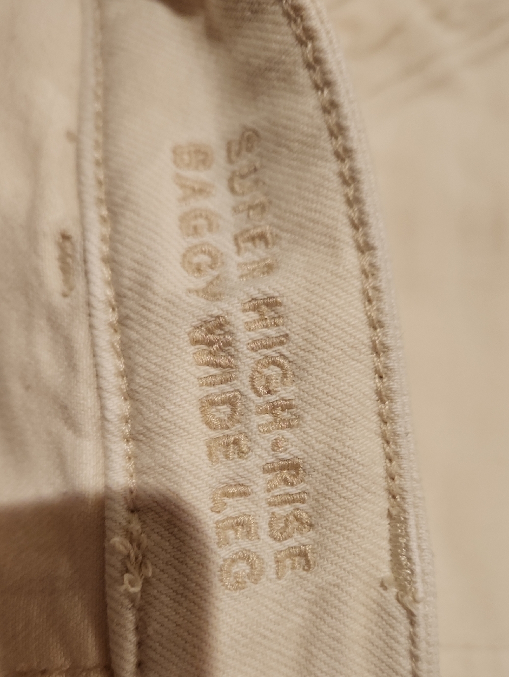 ❤️ NWT! AMERICAN EAGLE SUPER HIGH RISE BAGGY WIDE LEG UTILITY JEANS / PANTS, 16 - Picture 5 of 8
